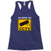 as seen on cctv chav rude,funny,cool,modern,fun Racerback Tank