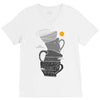 coffee addict V-Neck Tee
