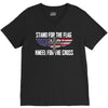 stand for the flag kneel for the cross V-Neck Tee