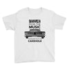 driver picks the music passenger shuts his cakehole Youth Tee