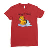 No, Not Today Ladies Fitted T-Shirt
