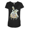 ghost just here for the boos Maternity Scoop Neck T-shirt
