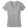 make our planet Women's V-Neck T-Shirt