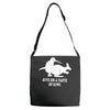 funny rude taste of kiwi Adjustable Strap Totes