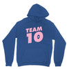 team 10 light pink Unisex Hoodie
