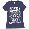 This Guy Is Taken By A Super Sexy May Girlfriend Ladies Fitted T-Shirt
