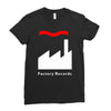 factory records   retro record label   mens music Ladies Fitted T-Shirt