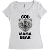 god mama bear Women's Triblend Scoop T-shirt