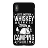 love whiskey and camping! iPhoneX