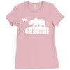 california bear Ladies Fitted T-Shirt