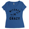 witches be crazy Women's Triblend Scoop T-shirt
