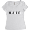hate Women's Triblend Scoop T-shirt