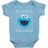 no cookies for santa Baby Bodysuit