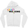 crazy for walking Zipper Hoodie