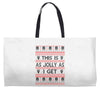 Emo Gothic Ugly Christmas Sweater Weekender Totes