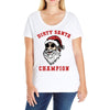 dirty santa champion Ladies Curvy T-Shirt