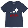 dart evolution stranger dustin tv show V-Neck Tee