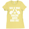 this is what an amazing auntie looks like Ladies Fitted T-Shirt