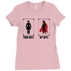Your Wife < My Wife Ladies Fitted T-Shirt