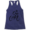 bike rider biker cyclist Racerback Tank