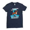 boxers support prostate cancer awareness Ladies Fitted T-Shirt