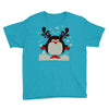 christmas t shirt santa reindeer penguin novelty xmas Youth Tee
