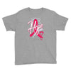breast cancer awareness hope ribbon heart Youth Tee