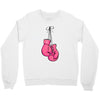 boxing gloves breast cancer Crewneck Sweatshirt