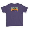 Wtf Doom Black Stroke Youth Tee