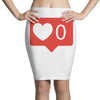 no love notification Pencil Skirts