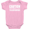 caution this vehicle Baby Onesie