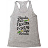 pumpkin spice hocus pocus and cozy sweaters Racerback Tank