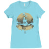 sailing with death Ladies Fitted T-Shirt