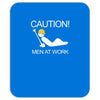 caution men at work Mousepad