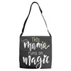 This Mama Runs on Magic Adjustable Strap Totes