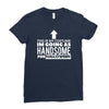 handsome halloween costume Ladies Fitted T-Shirt