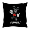 mickey mouse la face cachee en Throw Pillow