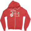 do more makes you happy skateboard Zipper Hoodie