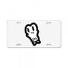 bad skull License Plate