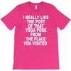 yoga pose post T-Shirt
