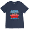 push me around granny V-Neck Tee
