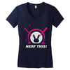 nerf this! (2) Women's V-Neck T-Shirt