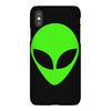 uomo alieno ufo stampa verde fluo divertente mitiche iPhoneX