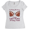 fantasy football Women's Triblend Scoop T-shirt