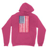 t-rex vintage american flag Unisex Hoodie