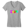 front Women's V-Neck T-Shirt
