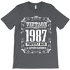 vintage made in 1987 perfectly aged a living legend T-Shirt