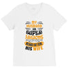 My Husband Is Super Awesome V-Neck Tee