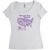 catmerica Women's Triblend Scoop T-shirt