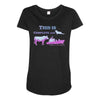 otter bullship Maternity Scoop Neck T-shirt